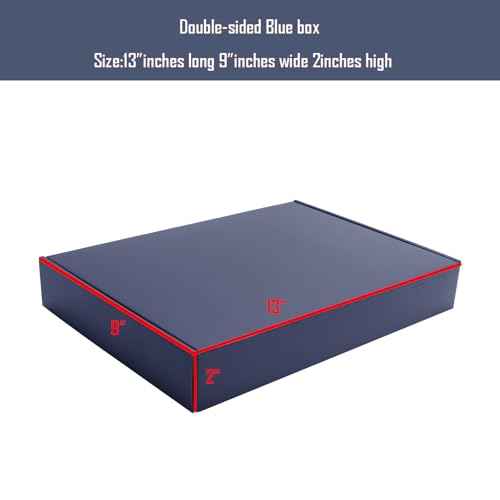 Dark Blue Shipping Packaging Boxs KAXILU 20pcs Shipping Boxs L13xW9xH2 inch Suitable E-Commerce Packaging