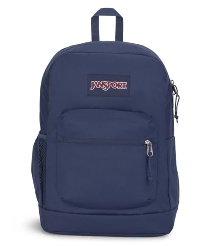 JanSport Cross Town Plus Backpack Navy 26L Laptop School Work Travel