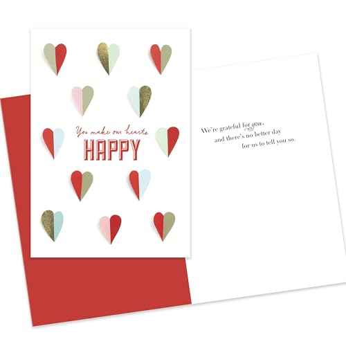 Hallmark Business Bulk 25 Pack Assorted Valentine's Day cards (5 designs) for Customers and Employees (Appreciation for You), 5 x 7 Cards, Message Inside, Envelopes Included