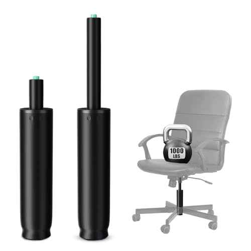 9 Inches to 13 Inches Office Chair Cylinder Replacement, 4'' Stroke, Heavy Duty 1000 lbs, Hydraulic Pneumatic Shock Piston, Universal Gas Cylinder Fit for Most Office Chairs, Class 4 (Black)