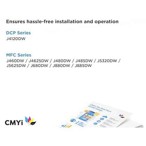 LC201 Replacement Combo Pack Ink Cartridge for Brother DCP-J4120DW, MFC-J460DW, J4625DW, J480DW, J485DW, J5320DW, J5625DW, J680DW, J880DW, J885DW Printer (2 Black, 2 Cyan, 2 Magenta, 2 Yellow)