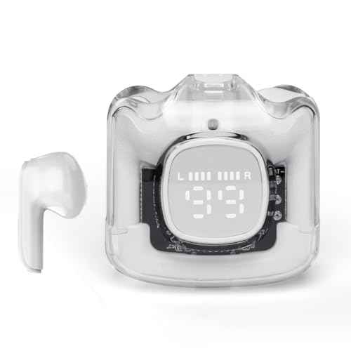 Language Translator Earbuds, Real-time Translation Device with 138 Languages Bluetooth Online Two Way Voice Translation, Active Noise Reduction and High Accuracy (Milky White)