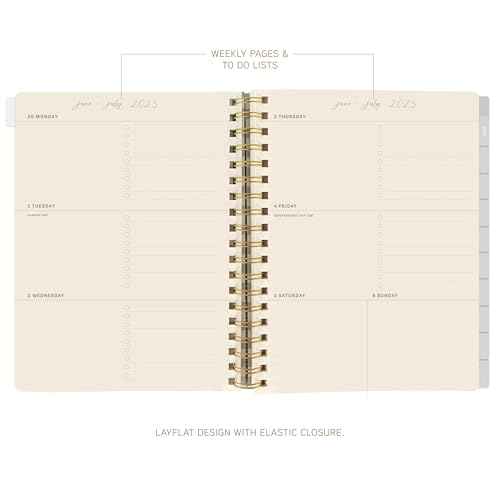 18 Month Planner/Calendar by Graphique, July 2025 ? Dec. 2026 Checkerd Peanuts Hardbound Spiral Planner, Monthly Tabs, Holidays, Reminder Stickers, 6¡± x 8¡±