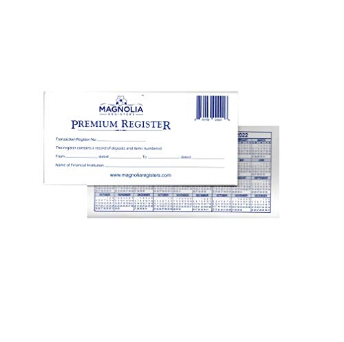 Magnolia Registers 10-Pack Premium Checkbook Registers – 48 Pages Each
