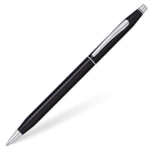 Cross Classic Century Refillable Gel Ink Rollerball Pen, Fine Rollerball, Includes Premium Gift Box - Black Lacquer