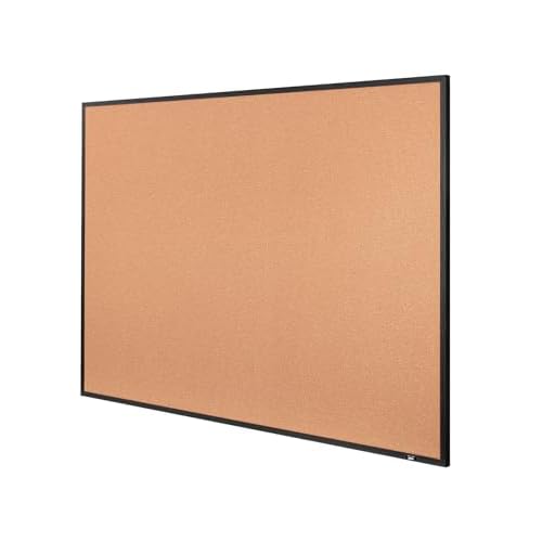 Mr. Pen- Cork Board, 24¡±x36¡±, Black Framed Cork Board, Cork Bulletin Board, Push Pin Board, Cork Boards for Walls with Frame, Office Cork Board, Bulliten/Cork Board, Corkboards for Wall, Vision Board