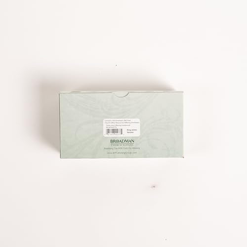 Christian Tithe Offering Envelope with Scripture 2 Corinthians 9:7, Bill-Sized