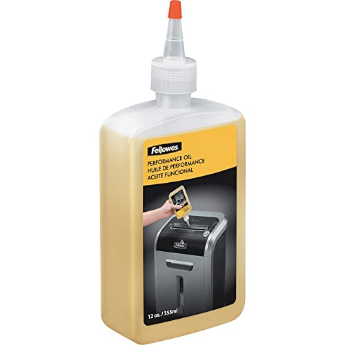 Fellowes Powershred 12 oz Shredder Oil with Extended Nozzle - Pack of 1