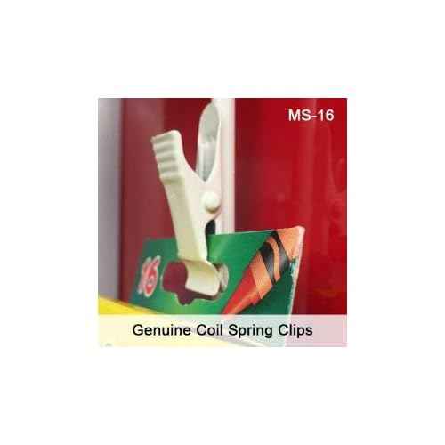 Metal Merchandising Strip 6 Stations MS-16, Pack of 10 | Clip Strip Powder Coated Steel Wand Retailer Strip | 17" Long