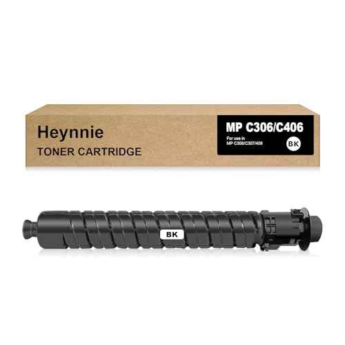 Remanufactured MP C306/C406 Toner Cartridge Replacement for Ricoh MP C307 MP C306 MP C406 MP C407 for Ricoh 842091 842092 842093 842094 (Black,1Pack)