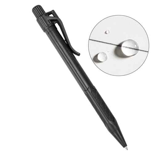 Rite in the Rain Weatherproof Durable Black Clicker Pen - Black Ink (No. BK11)