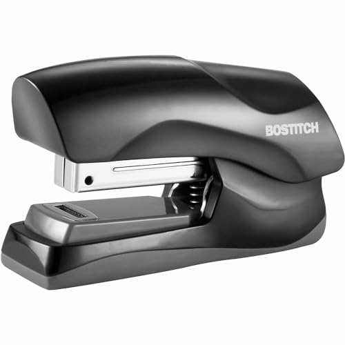 Bostitch Heavy Duty Stapler 40 Sheet Capacity No-Jam Half Strip Black Pack of 1