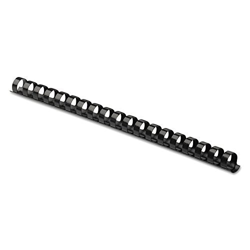 Fellowes 1/2-Inch Plastic Binding Combs Pack of 100 Black – Classroom & Office Use