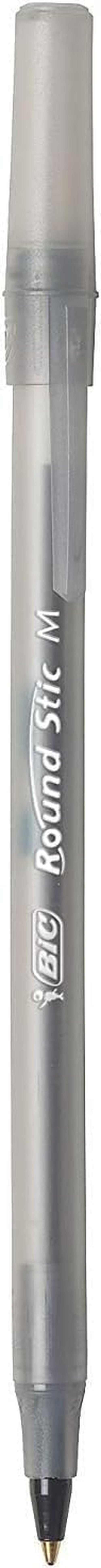 BIC Round Stic Xtra Life Pens - Medium Point 1.0 mm | 30 Black & 30 Blue Ink Pens, 60 Pack