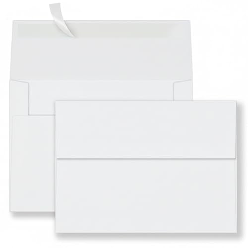 White A4 Envelopes 100 Pack Self Seal for Invitations & Mailing - Brand YINUOYOUJIA