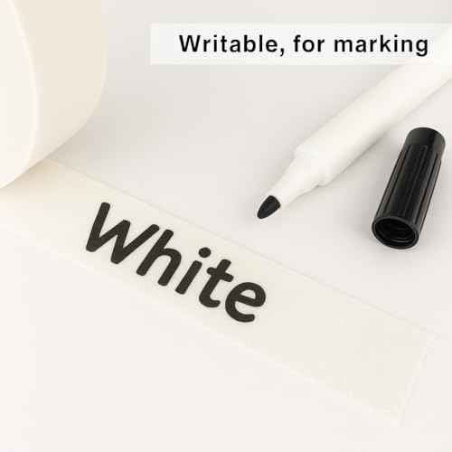 White Painters Tape - Masking Tape 2 Inch Wide (1.88" x 90FT) - Multi-Surface, Smart Adhesion, Indoor & Outdoor - 1 Roll Paint Tape for DIY, Labeling, Art, Car (#3910)