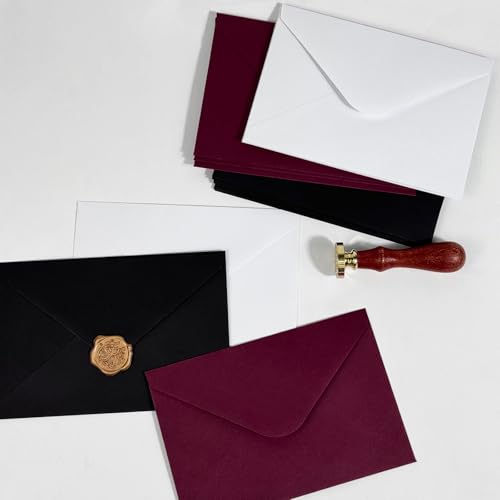 YINUOYOUJIA 50 Pack White 4x6 Envelopes for Invitations & Photos Self Seal