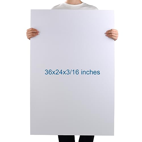 Navy Penguin 24x36 Inch Foam Board Sheets 12 Pack - White Poster & Art Boards