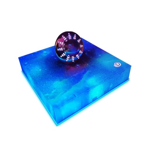 Magnetic Levitating UFO Lamp, Floating 360¡ÆRotating RGB Galaxy Light Display, Cool Gadgets Desk Decor for Office Home Esports Room, Amazing Gift for Men Girls and Kids