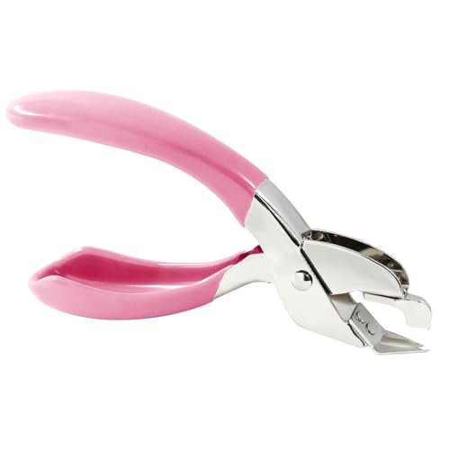 Waziaqoc Staple Remover Pink - 4.8in Stainless Steel Hand Tool