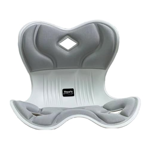 Ergonomic Lumbar Support Cushion, Silver,44.5mm x 410mm x 340mm, Standard Size, for Shoulder and Back Posture, 110-265 lbs Capacity