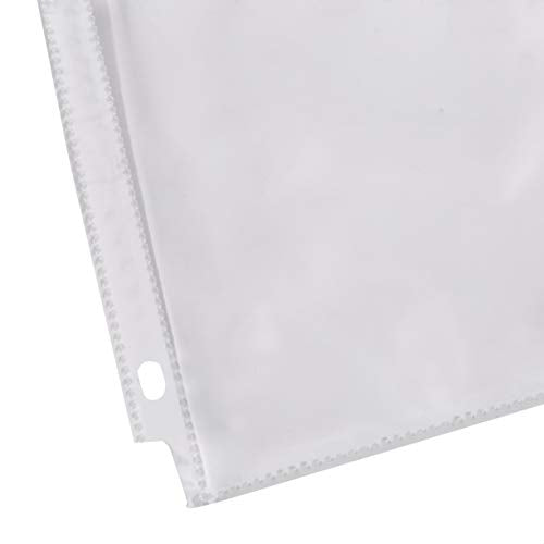 Amazon Basics Clear Sheet Protectors for 3 Ring Binders - 100 Pack, Letter Size, Acid-Free, Lightweight