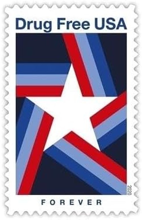 Drug Free USA First-Class Mail Forever Postage Stamps - 2020 Scott 5542 | Sheet of 20