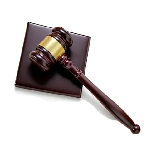 Gavel and Sound Block Set for Lawyers, Judges, and Chairmen of The Board - Perfect Desk Accessory for Local Club Presidents