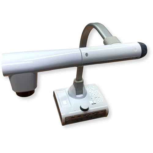Elmo 1380 Model TT-12G Interactive Document Camera, 4K Ultra HD, 12MP Sensor, Built-in Mic, Multi-Angle Flexible Arm, HDMI/USB/VGA, 192x Zoom; For Classroom Distance Learning; Replaced 1379 TT-12W