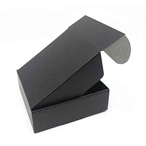 Black Cardboard Shipping Box 15.7x11.8x3 Inch Corrugated Packaging Storage Boxes 10 Pack (Inside Size: 15.2 x 11.6 x 3")