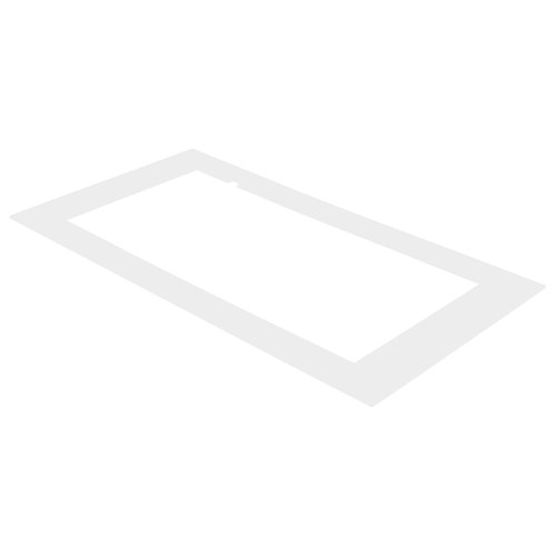 White Podium Plexiglass Faceplate with Foams for DDJ-REV7