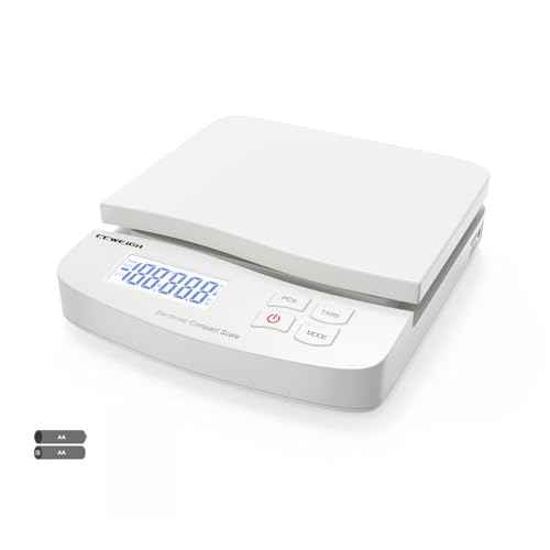 Digital Postal Scale 30kg 6 Units Conversion (g, lb, oz, lb'oz, kg'g, kg) | Large LCD Display, Easy to Use, Quick Switch | for Packages, Mailing, Shipping