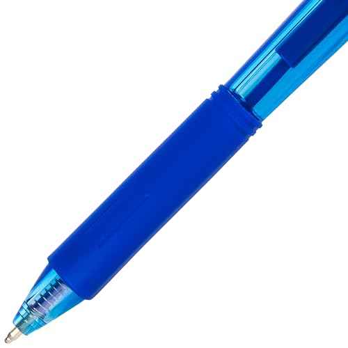 Pentel WOW! Ballpoint Pen, (1.0mm) Medium Line, Blue Ink, Pack of 60, Canister (BK440PC60C)