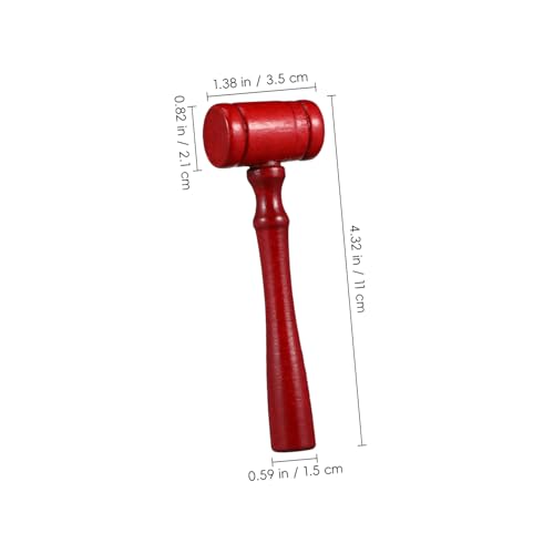 Judge Gavel Wooden Mini Toy for Cosplay & Party Decorations -NUOBESTY 5pcs