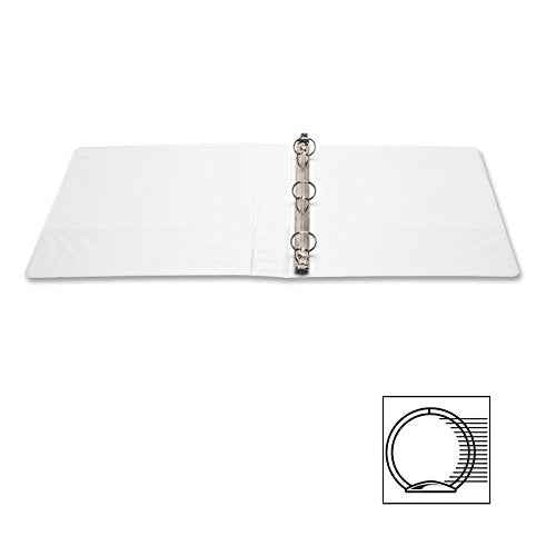 Business Source 1" Round-Ring View Binder