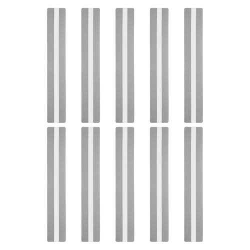 PATIKIL Gray Guided Reading Strips 19x3.2cm Set of 10 Highlight Overlay Bookmarks