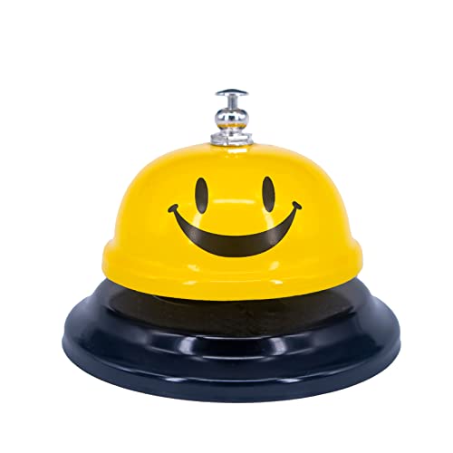 Call Bell for Hotels, Restaurants & Pet Training - 3.35 Inch Metal Desk Bell