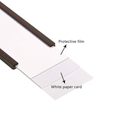 Magentic Label Holders 3x6 Inch, Magnetic Labels for Shelving£¬Magnetic Data Card Holders File Cabinet Labels,Pack of 30