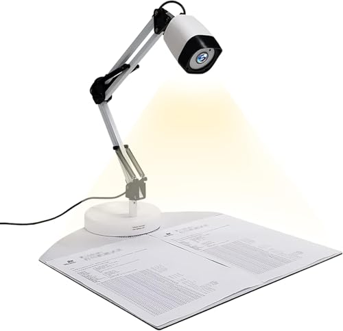 8MP Document Camera for Teachers with Auto-Focus & LED Light for Distance Learning