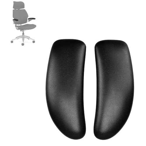 MingYi.office Vinyl Arm Pads Caps for Humanscale Freedom Office Chair, Only Available for Standard Arm (Height Adjustable), Can Not Fit The Advanced Arm, Black, 1 Pair.