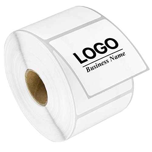 2" x 2" Square Direct Thermal Label - Compatible with Rollo Label Printer & Zebra Desktop Printers ? 1¡± Core, Multipurpose Candle QR Barcode Sticker, Adhesive & Perforated - 4 Rolls, 750/Roll