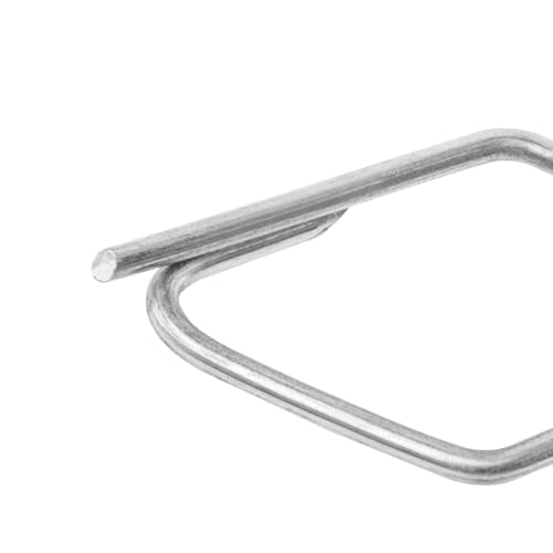 Lucky Line Galvanized Steel Diamond Tag Fasteners, 100 Pack (74800)