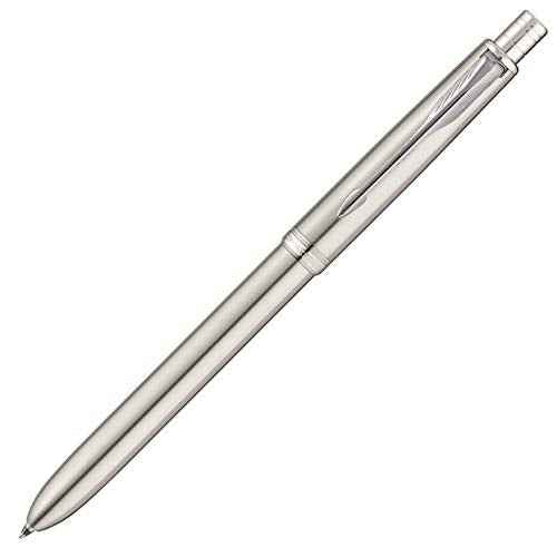 PARKER S111306720 Multi-functional Pen, Stainless Steel CT, 3 in 1 Ballpoint Pen, 2 Colors (Red & Black) & Mechanical Pencil, Gift Box, Authentic Imported