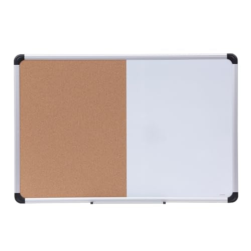 Universal Cork & Dry Erase Board 36x24in Magnetic & Bulletin Surface