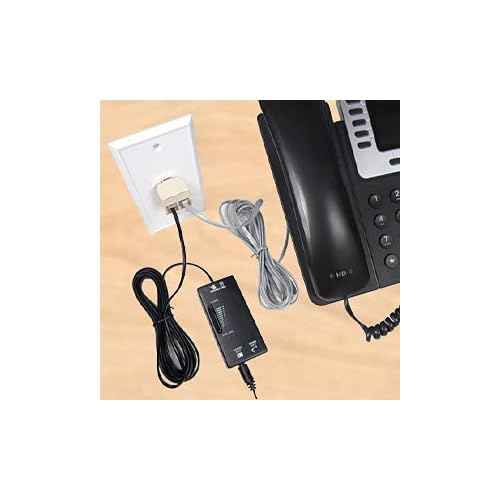 iMBAPrice 50 Feet Long Telephone Extension Cord Phone Cable Line Wire - Black