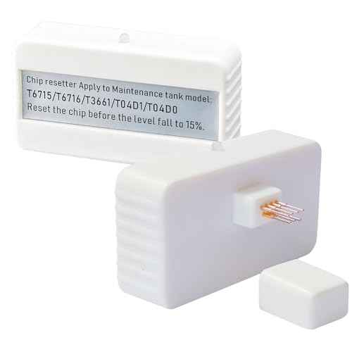 T04D1 Maintenance Tank Chip Resetter T04D100 T3661 T6715 T6716 T04D0 Maintenance Box Chip Resetter for Epson XP-15000 XP-6000 XP-6100 XP-6001 XP-6005 XP-8500 XP-970 XP-15050 ET-15000 ET-3750