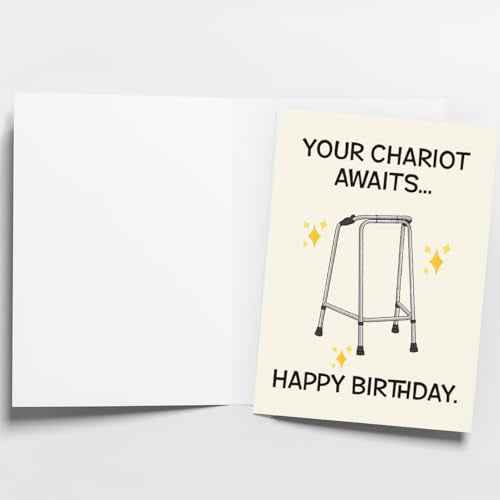 Funny Birthday Card | Funny Birthday Cards for Men, Women, Dad, Mom, Brother, Sister, Friends, Family, and Anyone | Unique Birthday Decorations & Gifts | Happy Birthday Card