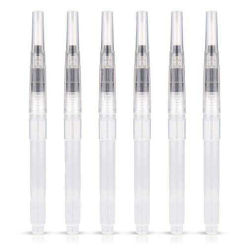 6pcs Envelope Moistener Pen-Style Stamp & Letter Sealer with Nylon Brush Heads