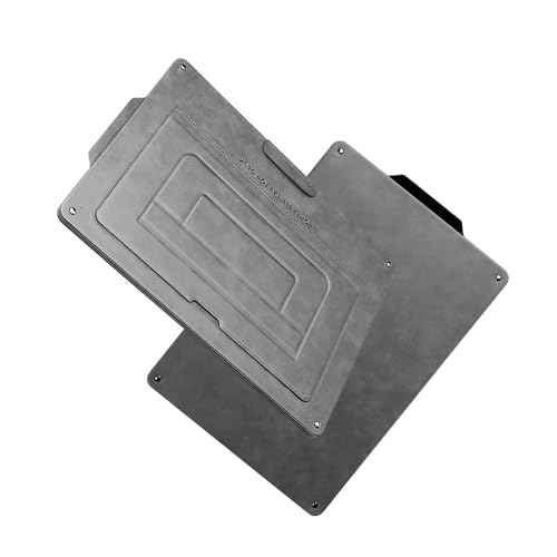 PUNCUBE Portable Lap Desk - Lap Desk with Retractable Mouse Pad, Adjustable Stand, Writing Board, Expandable Surface, and Heat Protection for Laptops and Tablets (Silver Grey)