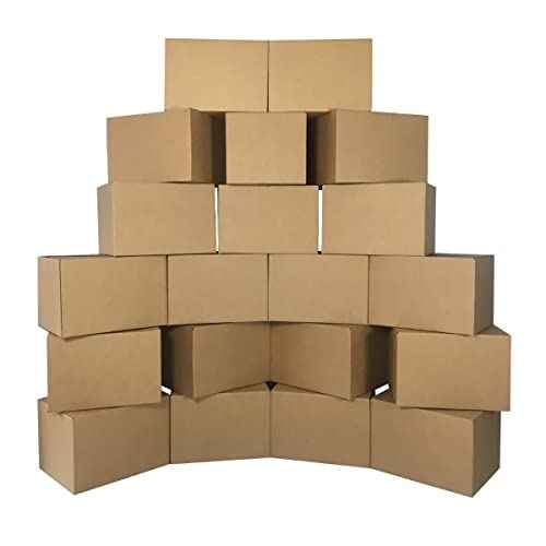 UBMOVE Medium Moving Boxes (Medium Boxes - Pack of 20)